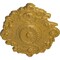 Ekena Millwork Strasbourg Ceiling Medallion, Hand-Painted Iridescent Gold, 30 1/2"W x 20"H x 1 1/2"P CM30SGIGS - alternate 3